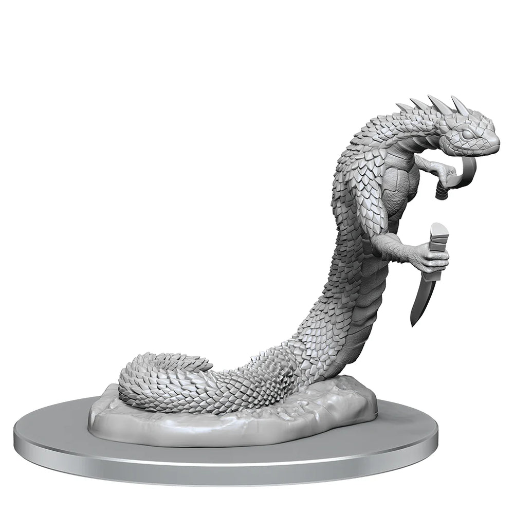 Critical Role Unpainted Miniatures: Serpentfolk & Serpentfolk Ghost