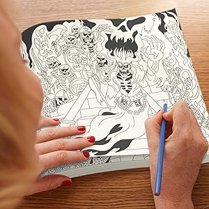 Dungeons & Dragons Adventures Outlined Coloring Book
