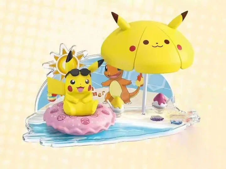 Pokemon Scene Series Summer Pikachu Poke Ball Set