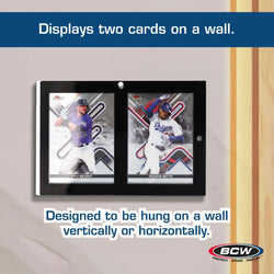BCW - Magnetic 2-Card Holder - 35 PT. Black Border