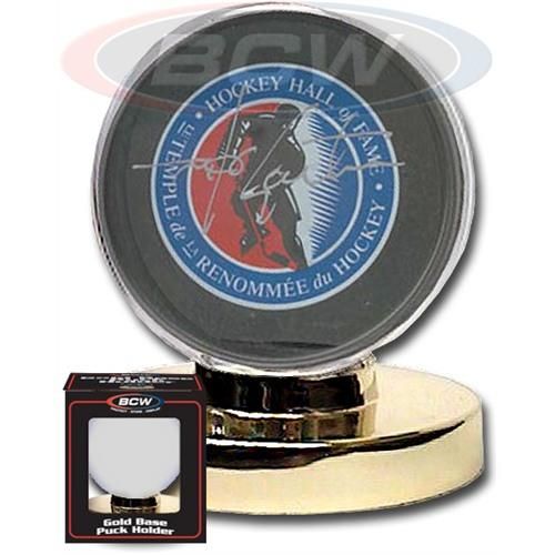 BCW Gold Base Puck Holder