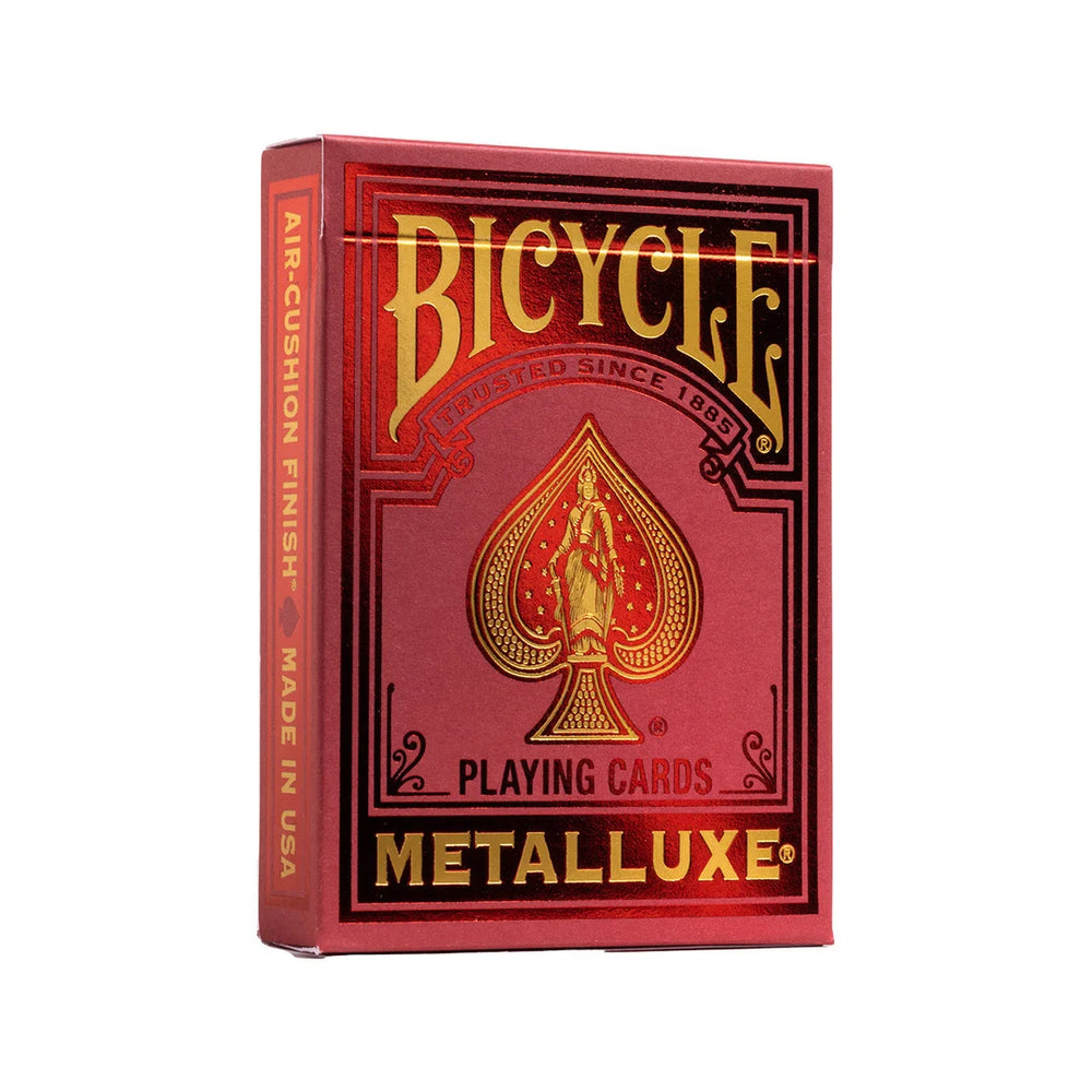Bicycle Playing Cards: Metalluxe Red