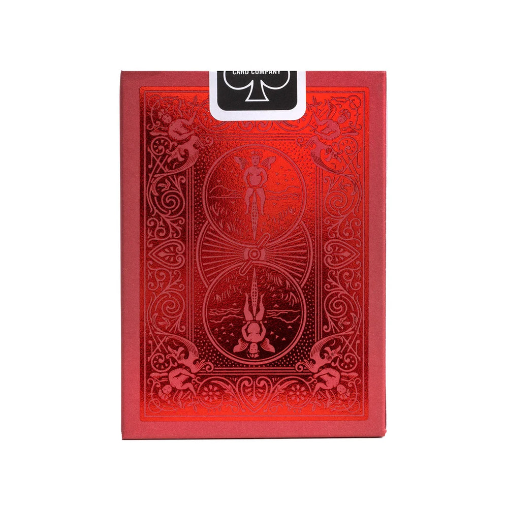 Bicycle Playing Cards: Metalluxe Red