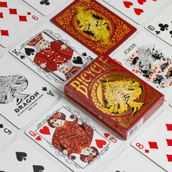 Bicycle Playing Cards: Dragon - Red