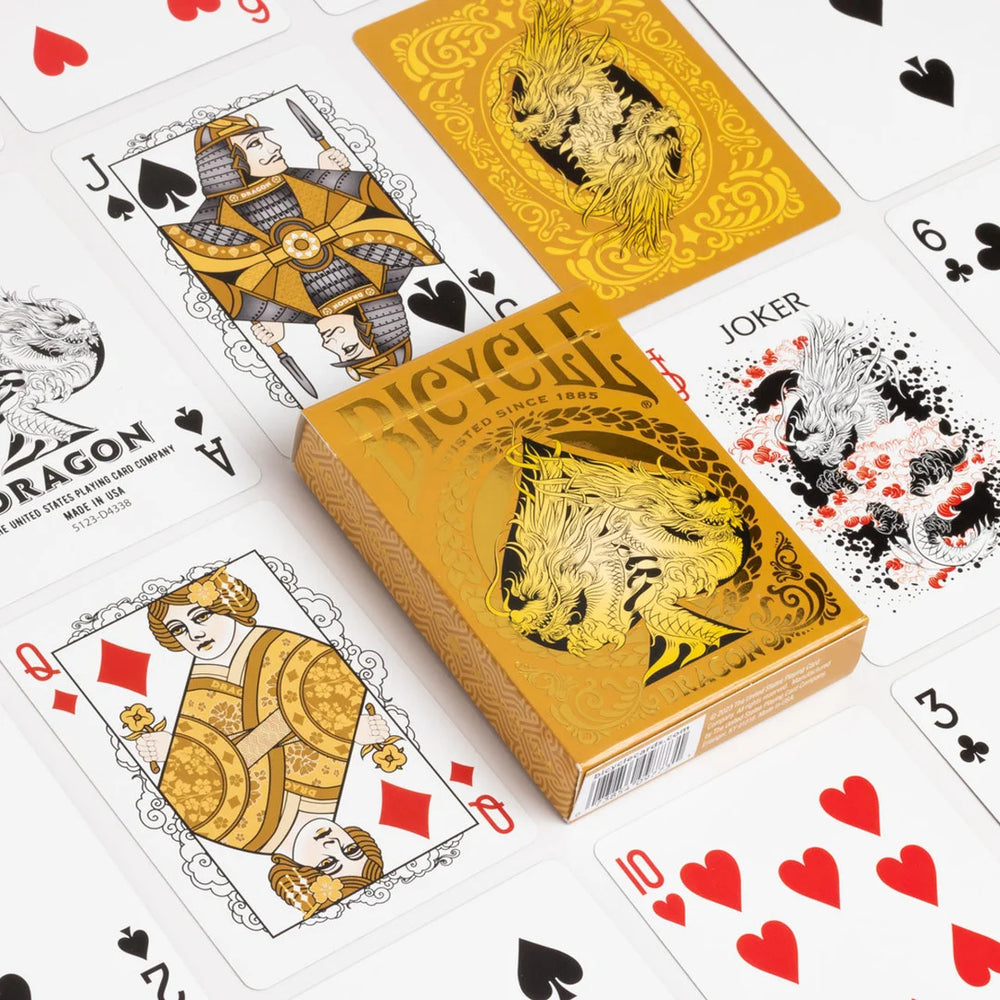Bicycle Playing Cards: Dragon - Gold