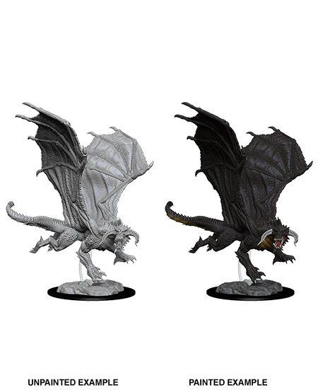 D&D Nolzur's Marvelous Miniatures: Young Black Dragon