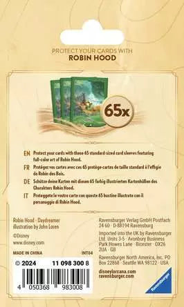 Card Sleeves: Disney Lorcana - Robin Hood