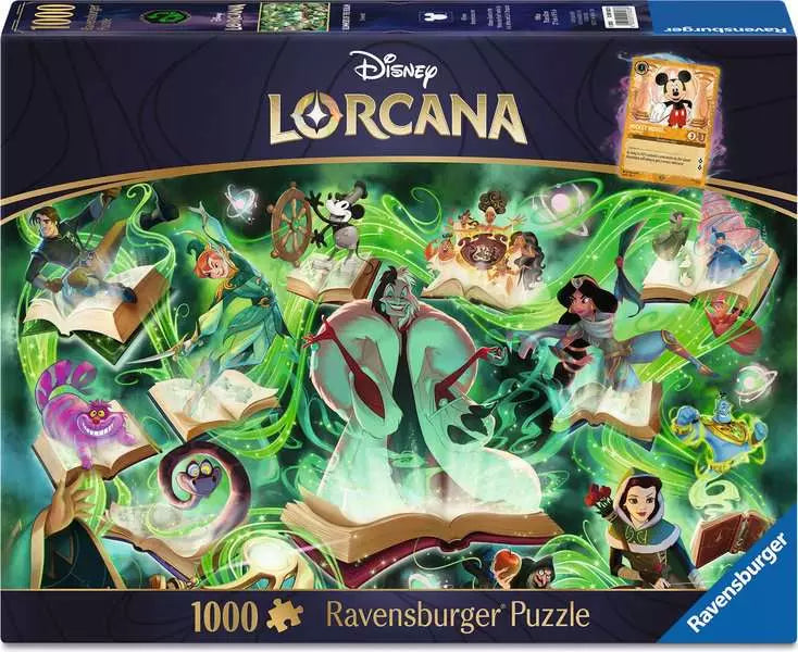 Puzzle - Disney Lorcana: Glimmers of the Realm - Emerald (1000 pcs)