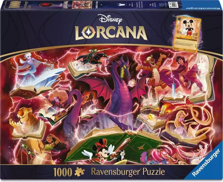 Puzzle - Disney Lorcana: Glimmers of the Realm - Ruby (1000 pcs)