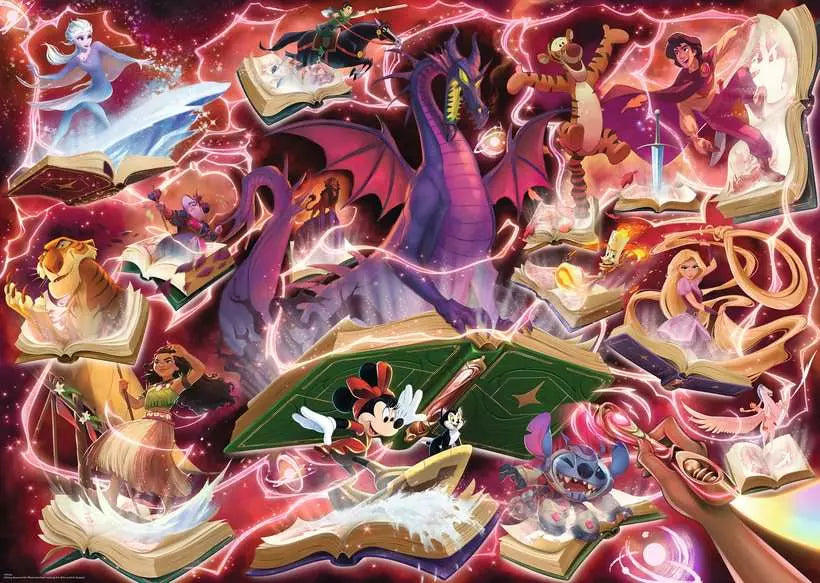 Puzzle - Disney Lorcana: Glimmers of the Realm - Ruby (1000 pcs)