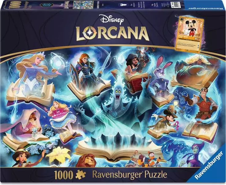 Puzzle - Disney Lorcana: Glimmers of the Realm - Sapphire (1000 pcs)