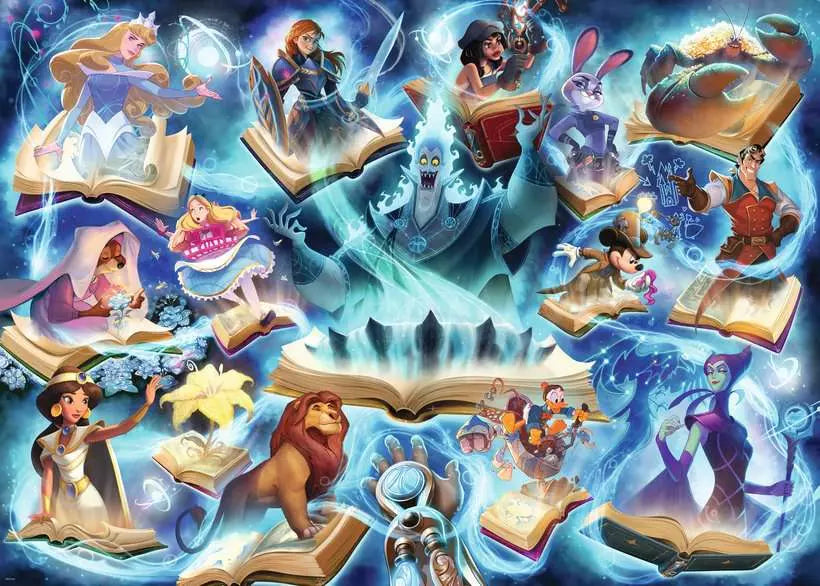 Puzzle - Disney Lorcana: Glimmers of the Realm - Sapphire (1000 pcs)