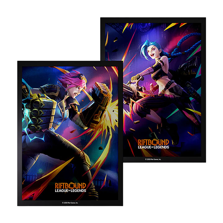 Riftbound: Vendetta Art Sleeves - Vi vs Jynx