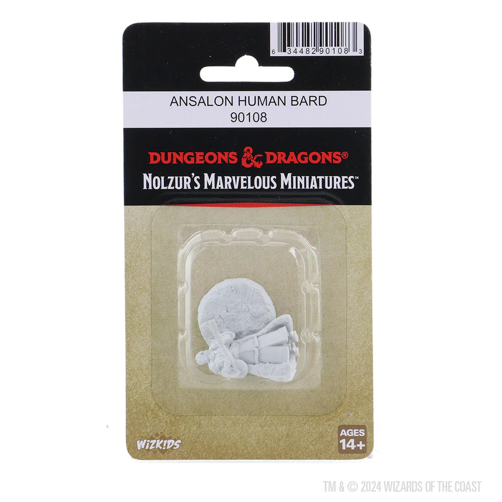 Dungeons & Dragons Nolzur's Marvelous Miniatures: Ansalon Human Bard (Female)
