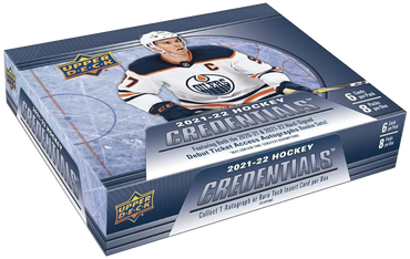 2021-22 Upper Deck Credentials Hockey Hobby Box