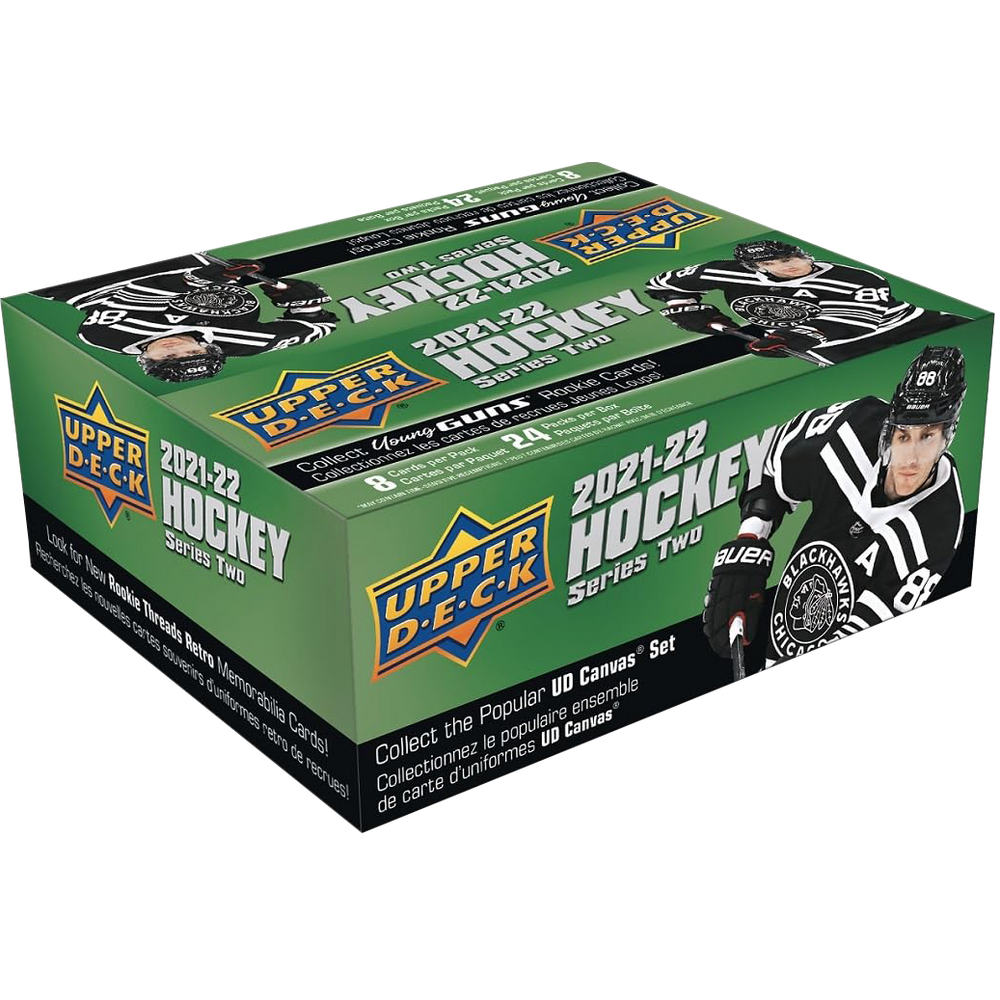 2021-22 Upper Deck Series 2 Hockey Retail Box