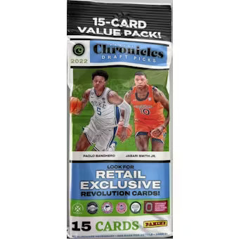 2022-23 Panini Chronicles Draft Picks Basketball 15-Card Value Pack