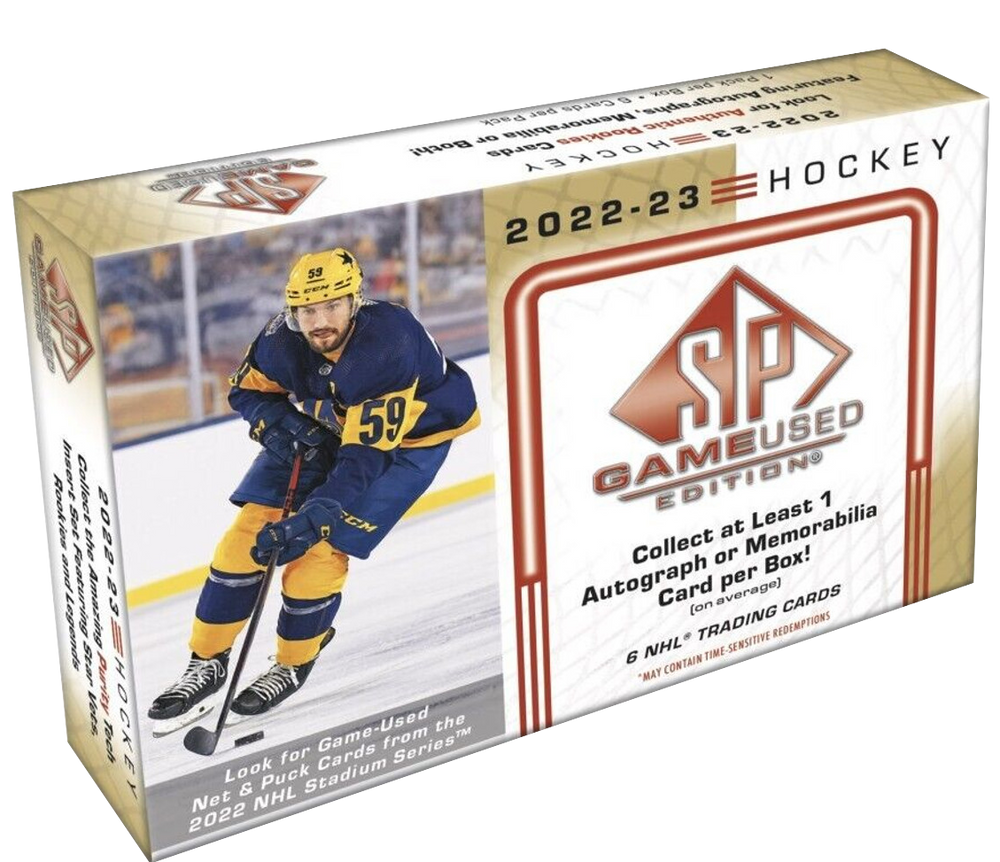 2022-23 Upper Deck SP Game Used Hockey Hobby Box