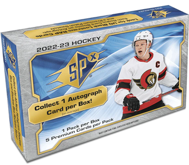 2022-23 Upper Deck SPx Hockey Hobby Box