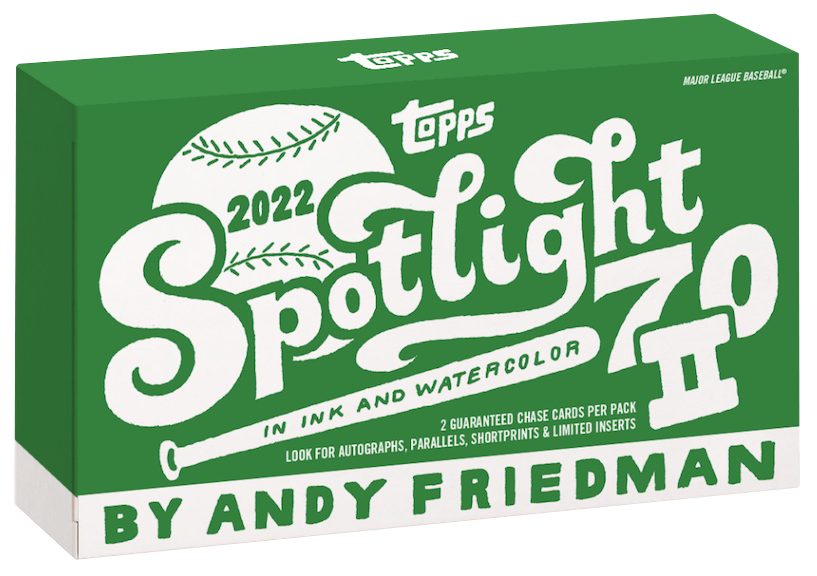 2022 Topps Spotlight 70 Series 2 Box by Andy Friedman