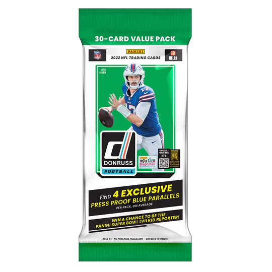 2022 Donruss Football Jumbo Value Fat Pack