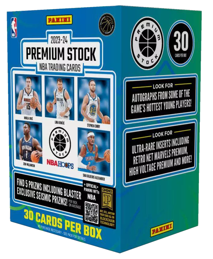 2023-24 Panini Hoops Premium Stock Basketball Blaster Box