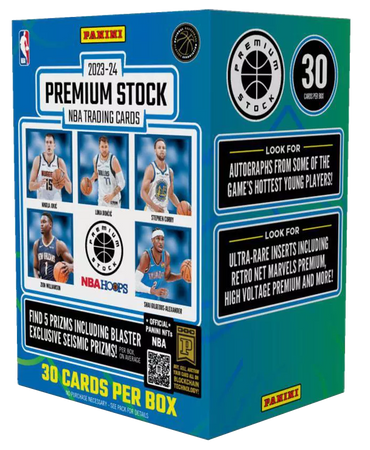 2023-24 Panini Hoops Premium Stock Basketball Blaster Box