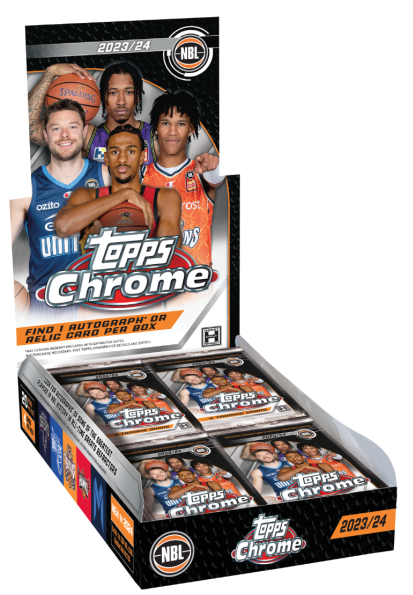 2023-24 Topps Chrome NBL Basketball Hobby Box