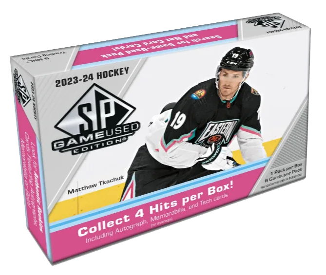 2023-24 Upper Deck SP Game Used Hockey Hobby Box