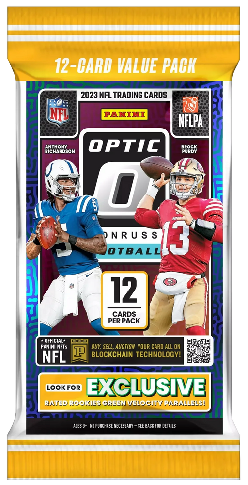 2023 Panini Donruss Optic Football Fat Pack Cello