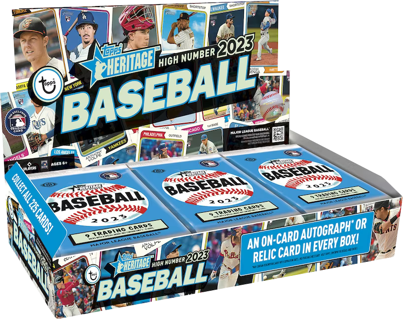 2023 Topps Heritage High Number Baseball Hobby Box