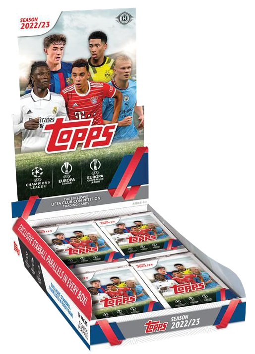 2023-24 Topps UEFA Club Competitions Soccer - Hobby Box