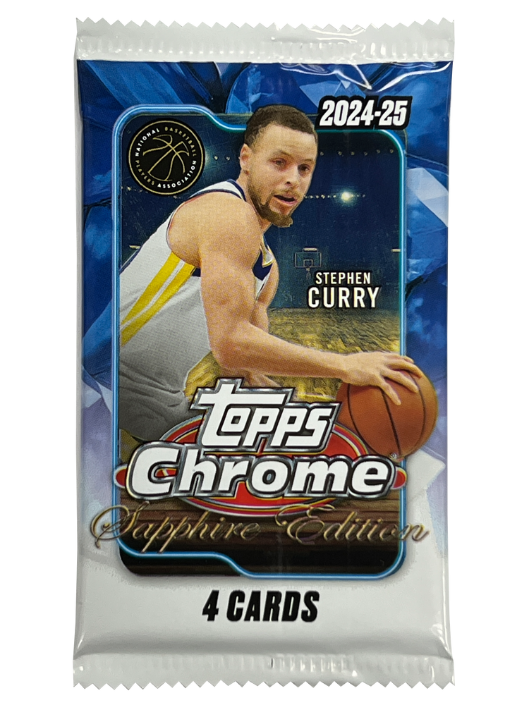 2024-25 Topps Chrome Sapphire Basketball Hobby Pack