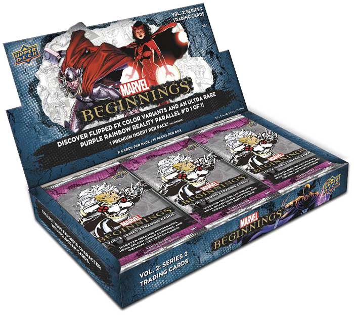 Marvel Beginnings Volume 2 Series 2 Trading Cards Hobby Box (Upper Deck 2024)