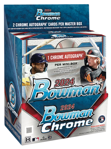 2024 Bowman Chrome Baseball Hobby Box