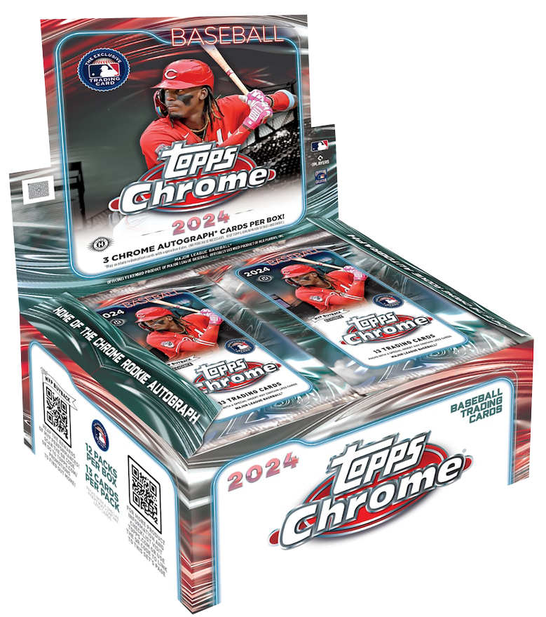 2024 Topps Chrome Baseball Hobby Jumbo Box