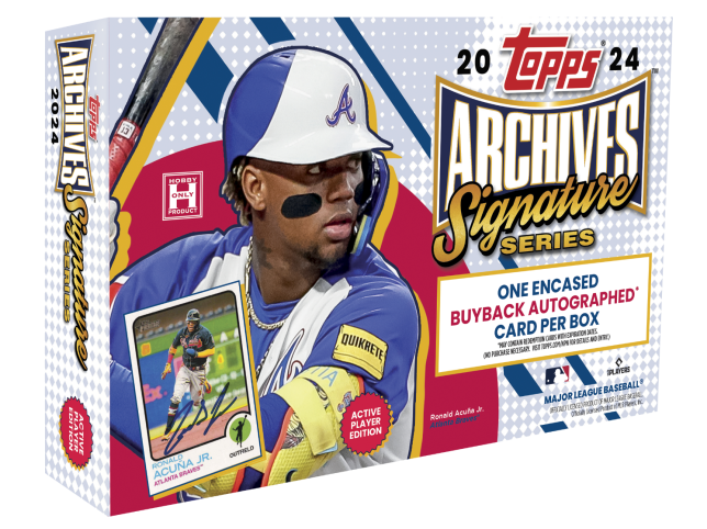 2024 Topps Archives Signature Series Baseball - Active Player Edition Hobby Box