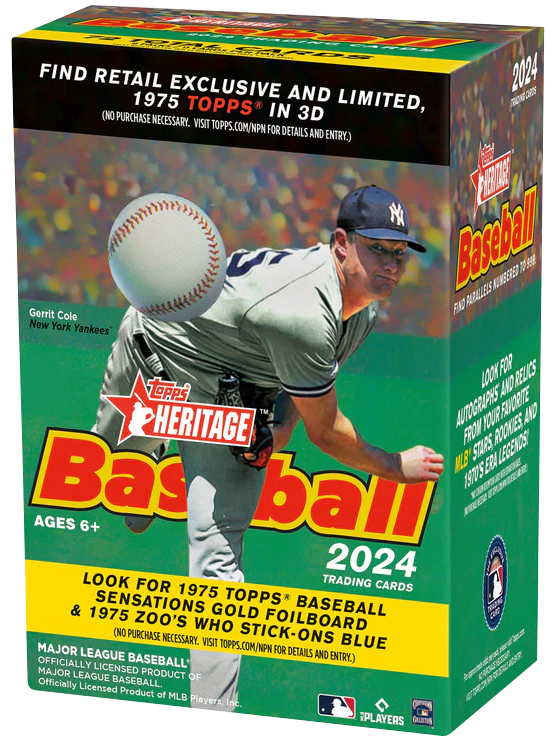 2024 Topps Heritage Baseball Value Blaster Box