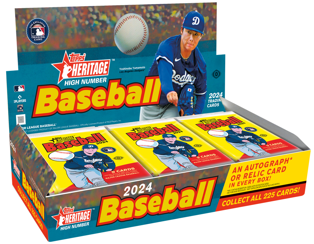 2024 Topps Heritage Baseball High Number Hobby Box