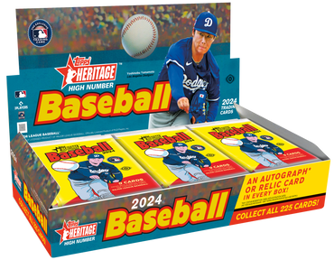2024 Topps Heritage Baseball High Number Hobby Box