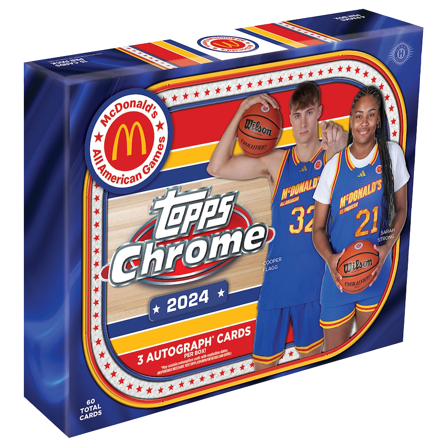 2024 Topps McDonald's All American Chrome Factory Sealed Hobby Box