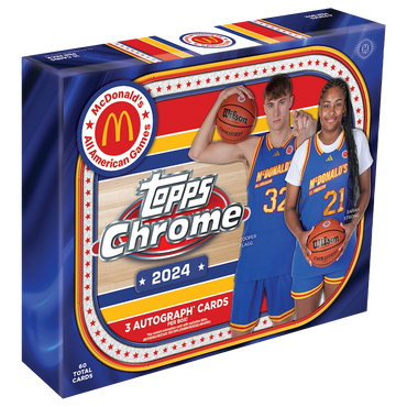 2024 Topps McDonald's All American Chrome Factory Sealed Hobby Box