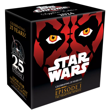2024 Topps Chrome Sapphire Star Wars The Phantom Menace Hobby Box