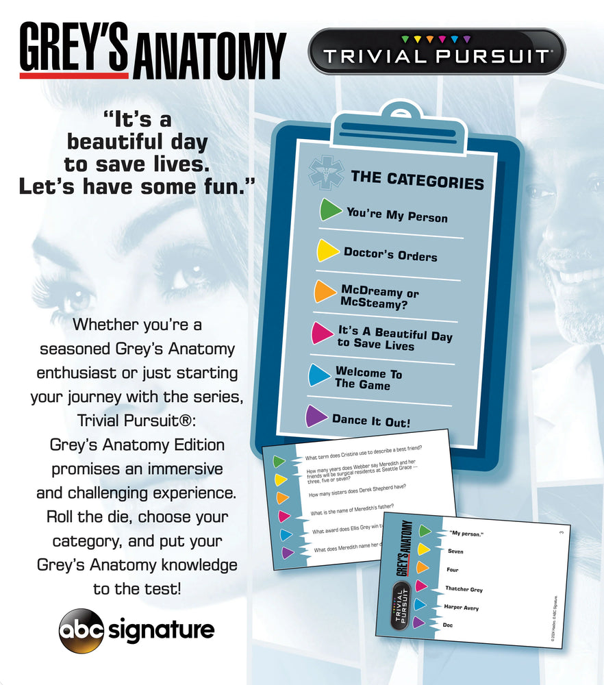 Trivia Pursuit: Grey's Anatomy