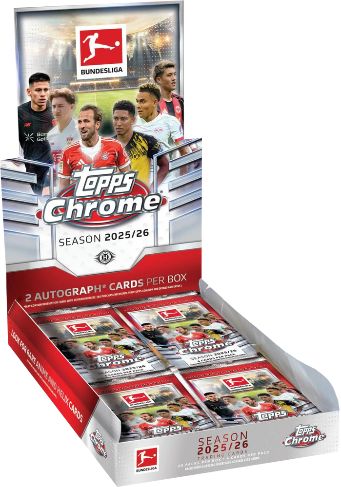 2025-26 Topps Chrome Bundesliga Soccer Hobby Box