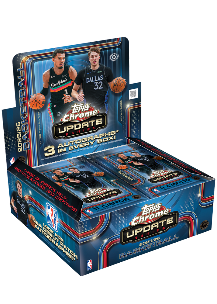 2025-26 Topps Chrome Update Basketball Jumbo Box