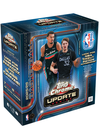 2025-26 Topps Chrome Update Basketball Mega Box
