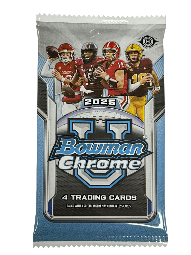 2025 Bowman Chrome University Football Hobby Pack