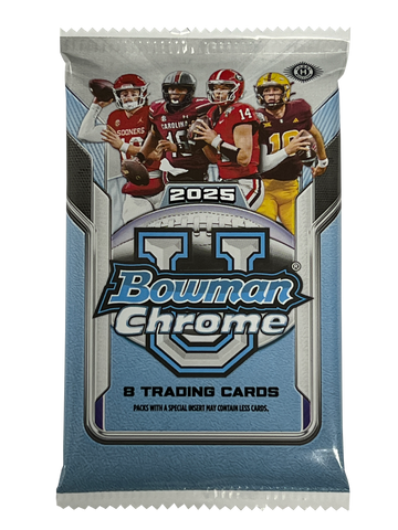 2025 Bowman Chrome University Football Jumbo Pack