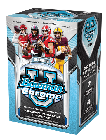 2025 Bowman Chrome University Football Value Blaster Box